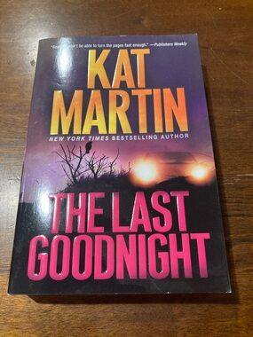 Kat Martin "The Last Goodnight" Paperback - Pink & Purple Cover